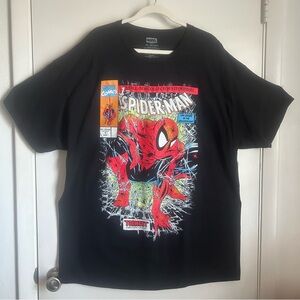 Marvel Black Spider-Man Comic Tee